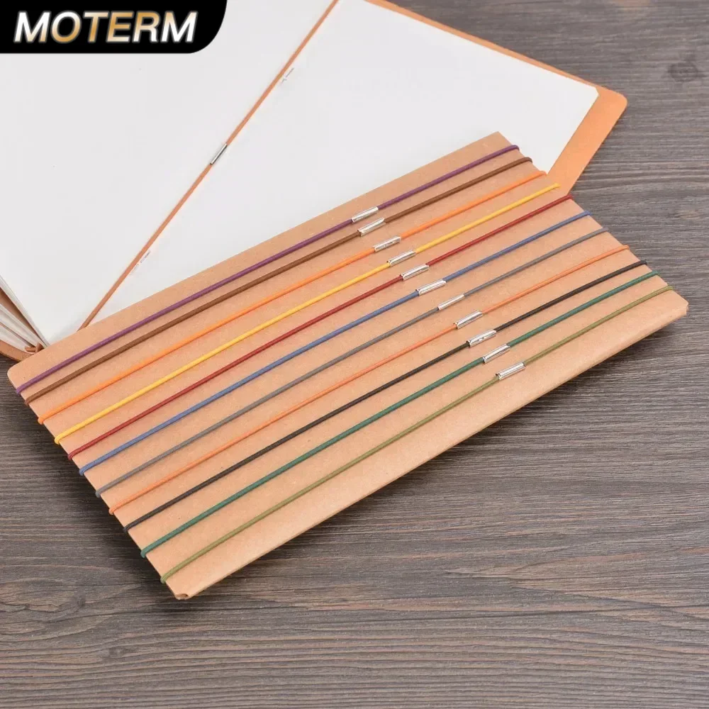 Vintage Leather Journal Notebook - 10 Stück pro Set Ersatz gummiband