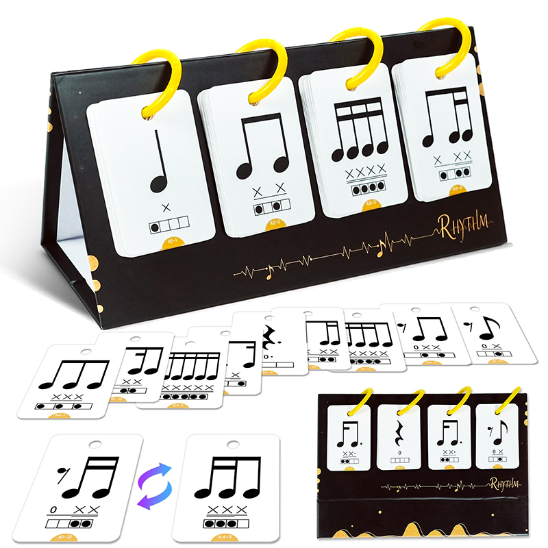 Blank Sheet Music Notebook - 【Y】72 Stück Musik-Lernkarten zur Früherziehung Noten,