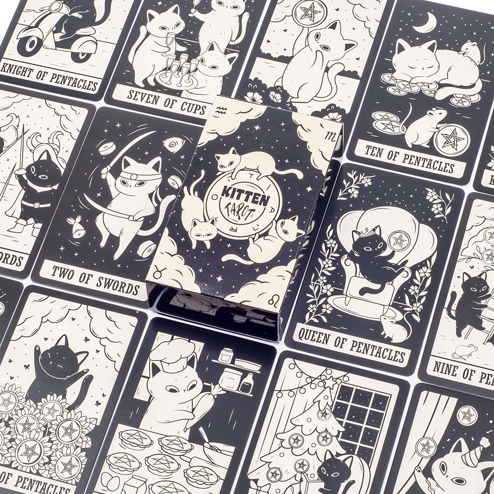 Kätzchen-Tarot-Deck, 78-teilig – Tarot Deck With Guidebook Bewertung und Preis