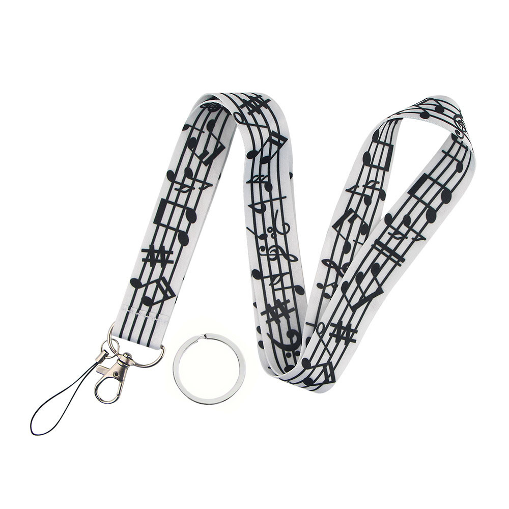 Musiknoten Lanyards für Schlüs – Blank Sheet Music Notebook Bewertung und Preis