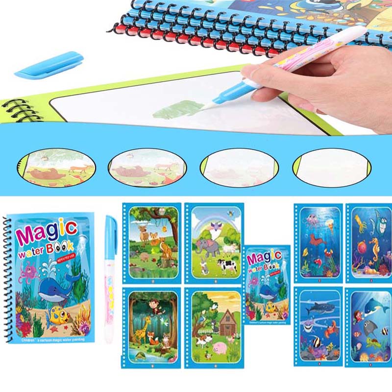 Heißer Verkauf Wiederverwendba – Reusable Water Magic Coloring Book Bewertung und Preis