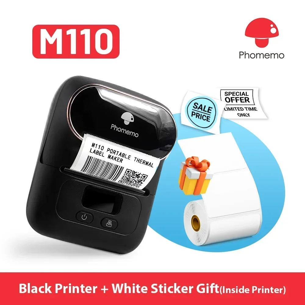 Phomemo M110 Tragbarer Mini-Dr – Mini Pocket Thermal Printer Paper Roll Bewertung und Preis