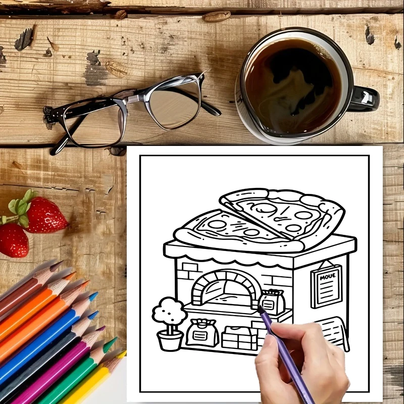 Malbuch „Kleine Räume“ für Erw – Adult Coloring Book Stress Relief Bewertung und Preis