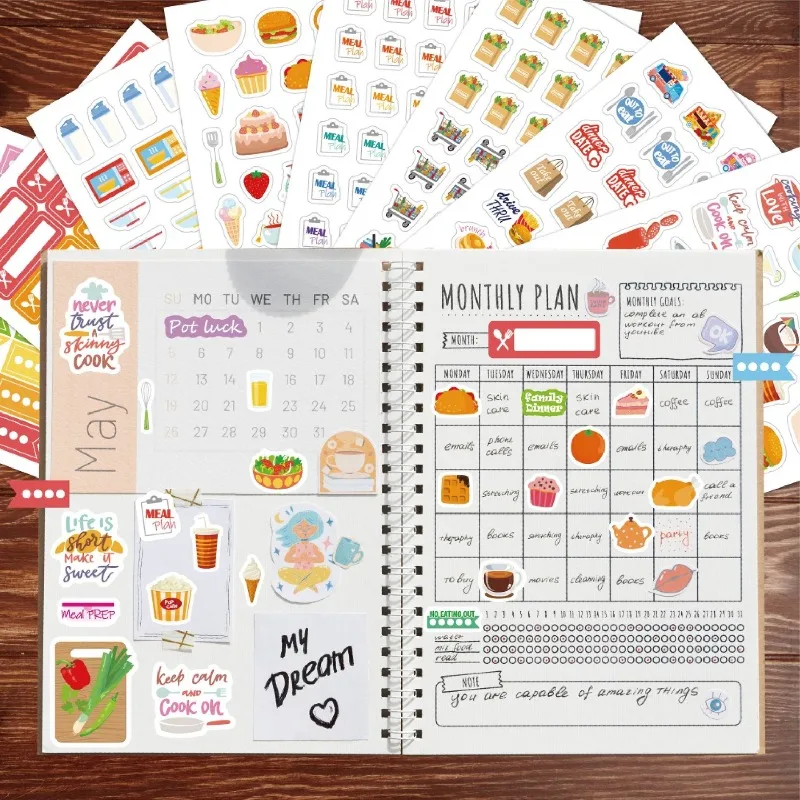 Aufkleber für die Lebensmittel – Stationery Books Bewertung und Preis
