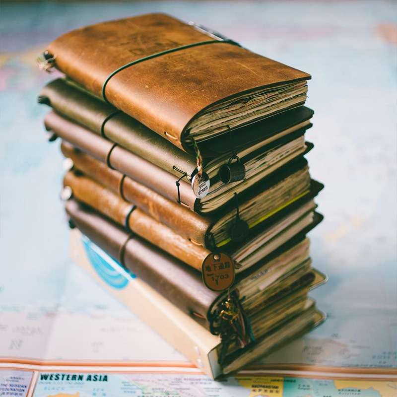 Defekte Retro Leder Abdeckung  – Vintage Leather Journal Notebook Bewertung und Preis