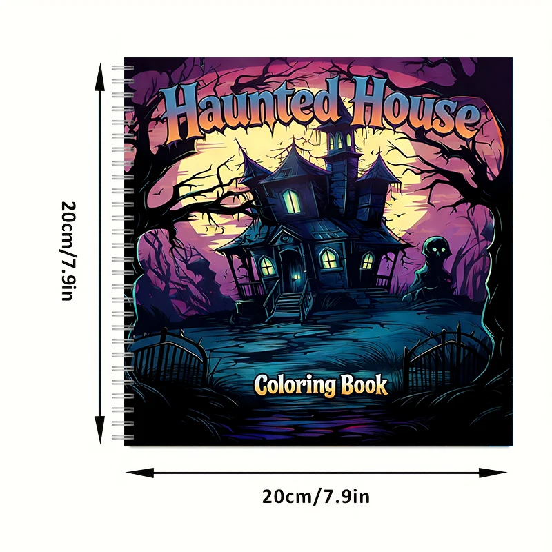 Geisterhaus-Malbuch für Erwach – Adult Coloring Book Stress Relief Bewertung und Preis
