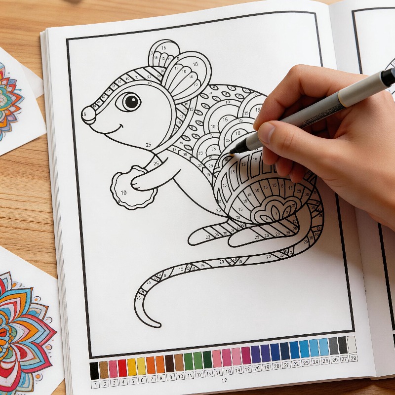 Malbuch für Erwachsene mit Tie – Adult Coloring Book Stress Relief Bewertung und Preis