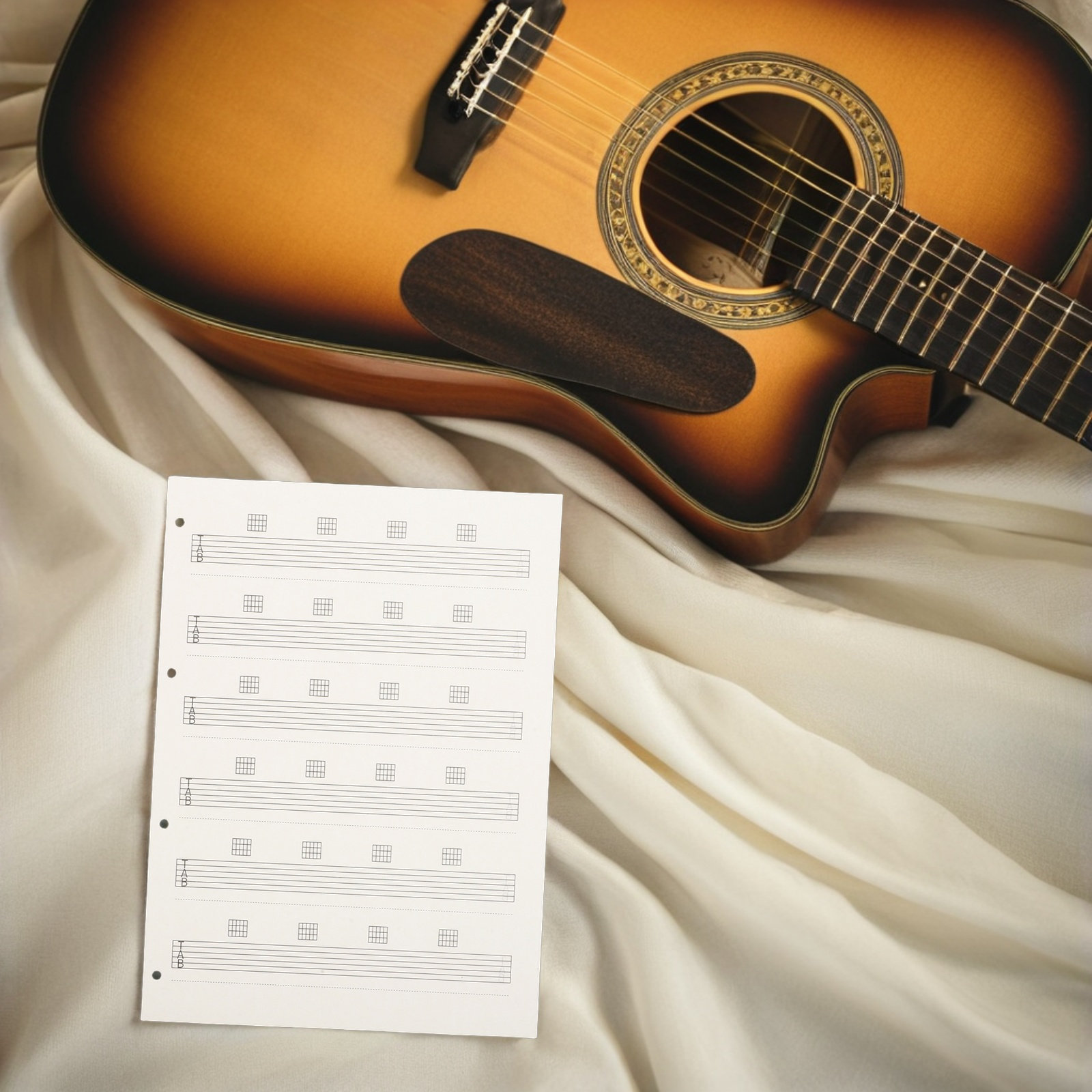 85 Stück leere Gitarren-Tabula – Blank Sheet Music Notebook Bewertung und Preis